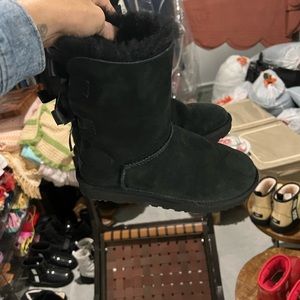 UGG
UGG® Bailey Suede Bow II Water-Repellent Cold Weather Boots